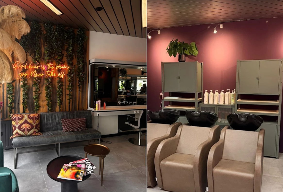 Interieur van Hairlem Kappers